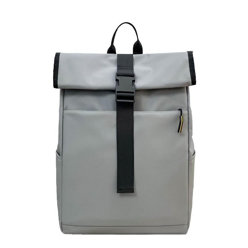 Водонепроницаемый деловой рюкзак, повседневный рюкзак для поездок на работу, вместительный рюкзак для студентов и студенток колледжей, сумка для компьютера, простой рюкзак. 18 серый