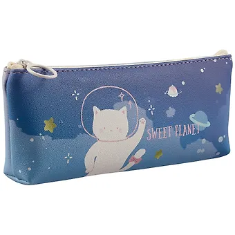 Пенал «Кот в космосе», 8.5 х 21.5 см