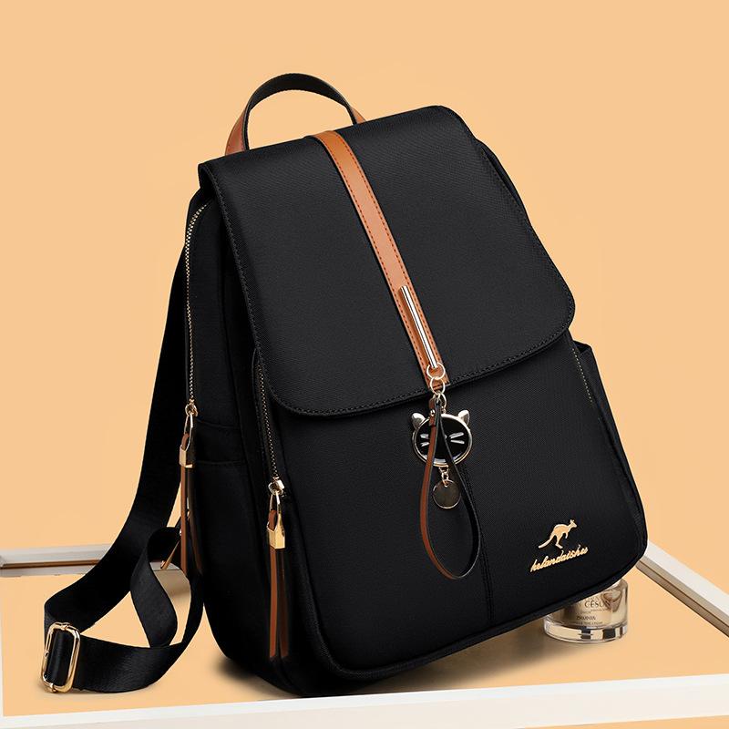 Модный вместительный рюкзак для повседневных путешествий чёрный